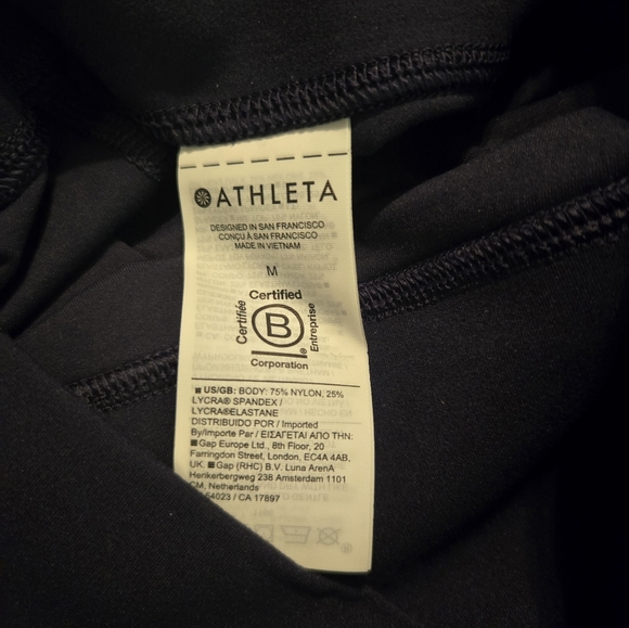 Athleta Salutation Stash Tight/Legging Size M. Blue* - Picture 5 of 8